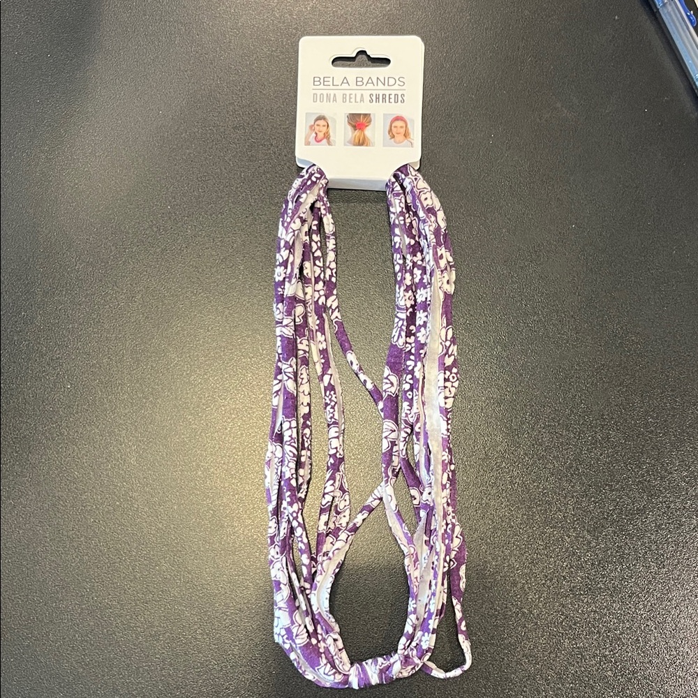 Purple Floral Hair Accessory